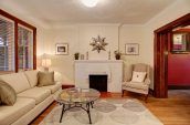 white and brown living room interior