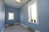 empty room with light blue walls