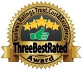 ThreeBestRated Award badge