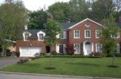 two-storey house with driveway